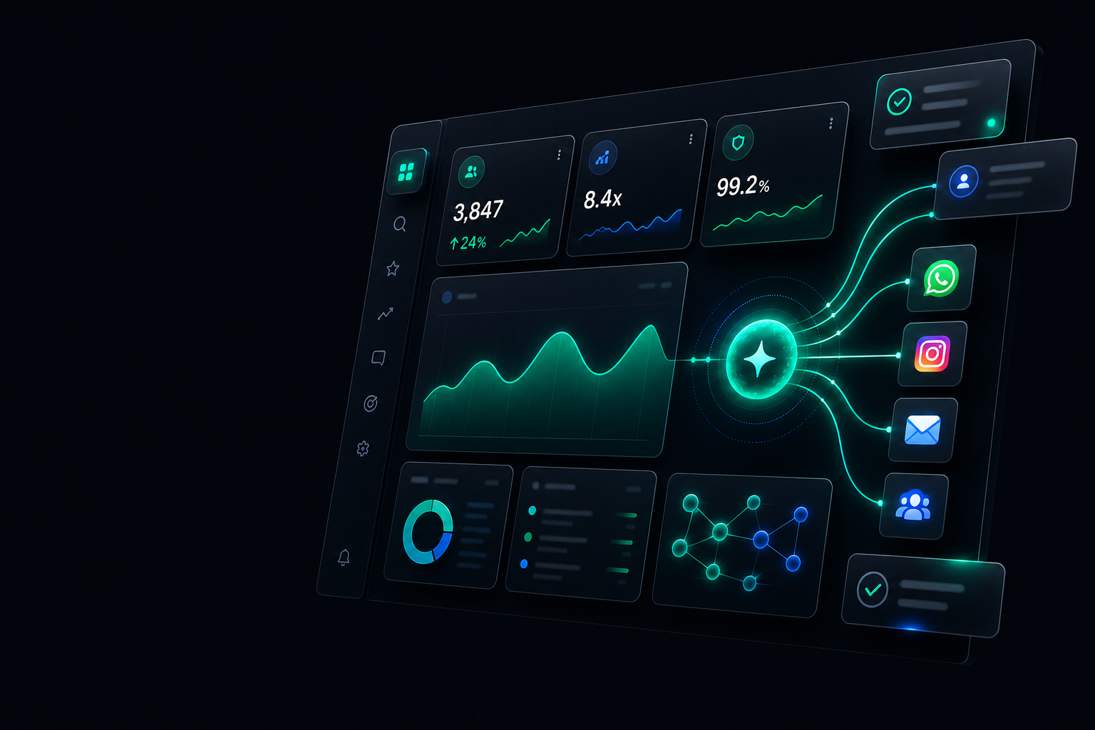 Dashboard de automatización con IA — Neurear